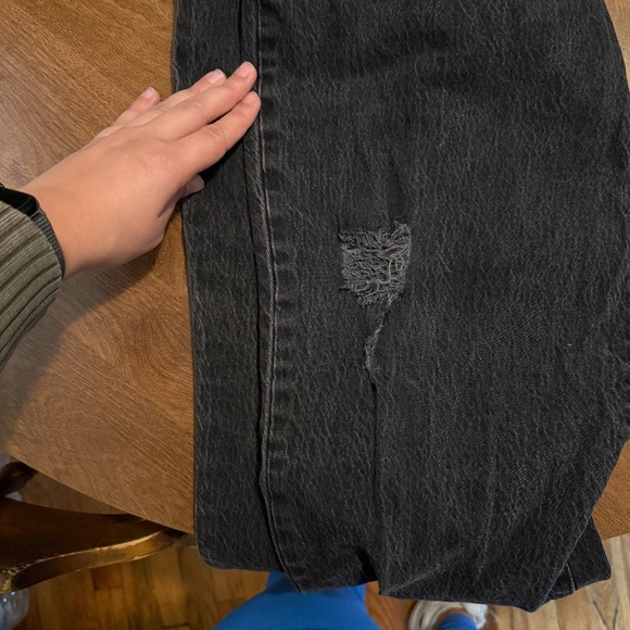 High Waisted 90s Jeans black, Size 10 - Picture 7 of 7